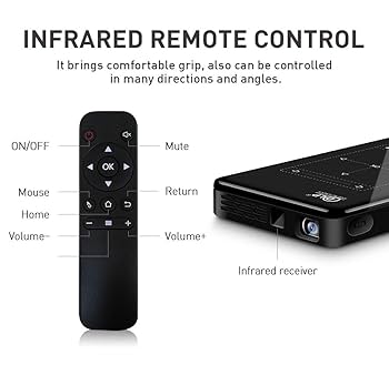 【未使用品】Smart Android Cinema Projector Amazon.com: Smart Projector Android OS, Native 1080P Full HD
